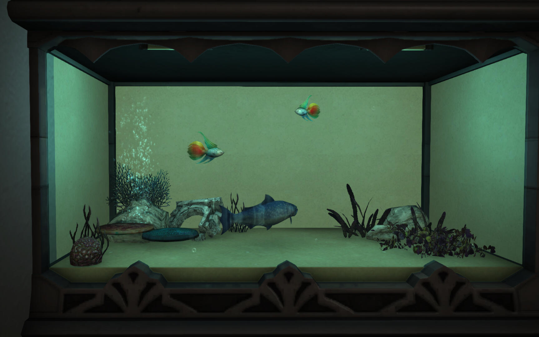 Lower left tank: Blue Widow, The Unconditional x2