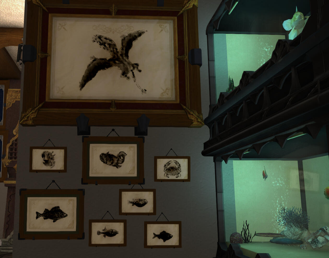 Top: Raimdellopterus Bottom, clockwise from top left: The Assassin, Starchaser, Jacques the Snipper, The Gambler, Hookstealer, The Salter, Starscryer